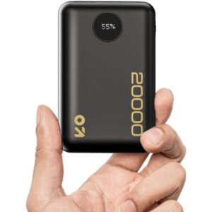 goboult 20000 mah power bank  (pure black)