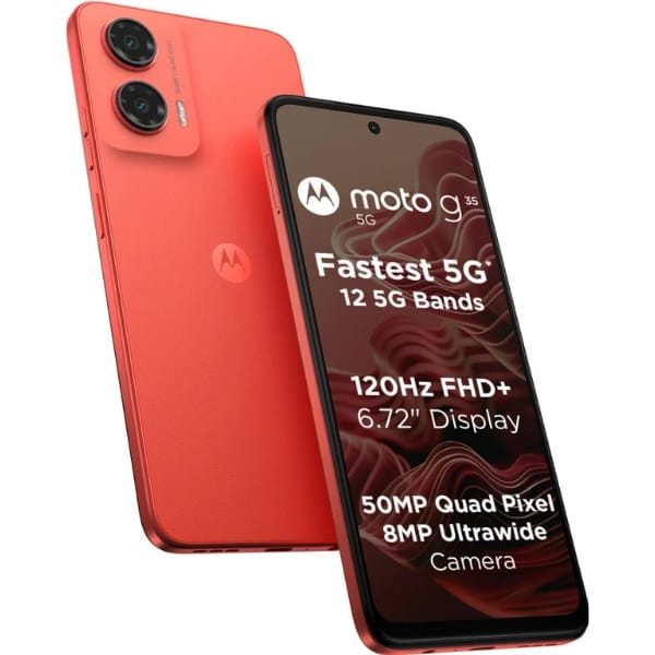 Motorola G35 5G Smartphone Guava Red
