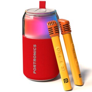 portronics 10w talk six can shaped bluetooth speaker