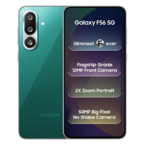 samsung galaxy f56 5g(green,128gb) 8gb ram)