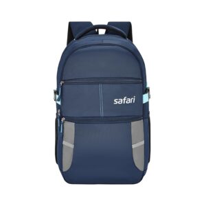 safari omega spacious large 5 compartment laptop backpack with raincover